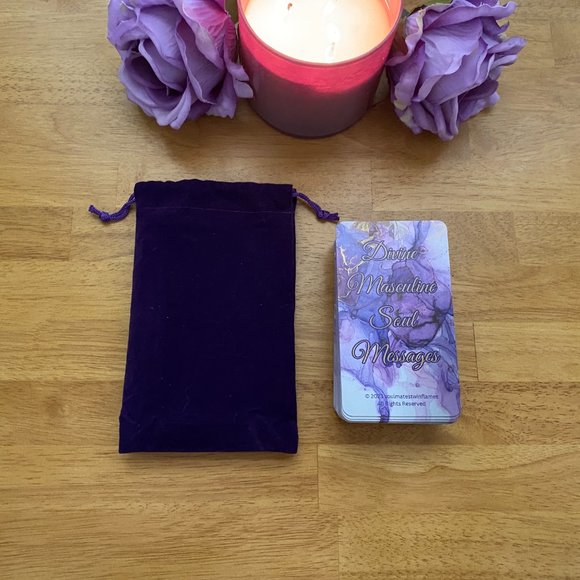 Divine Masculine Soul Messages Oracle Cards Message Cards for Twin Flames - Picture 3 of 6